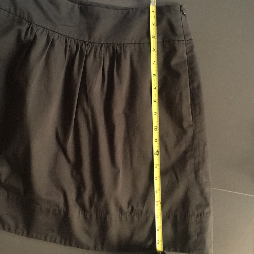 Ann Taylor Loft Dark Taupe Skirt w/ pockets - Picture 5 of 6